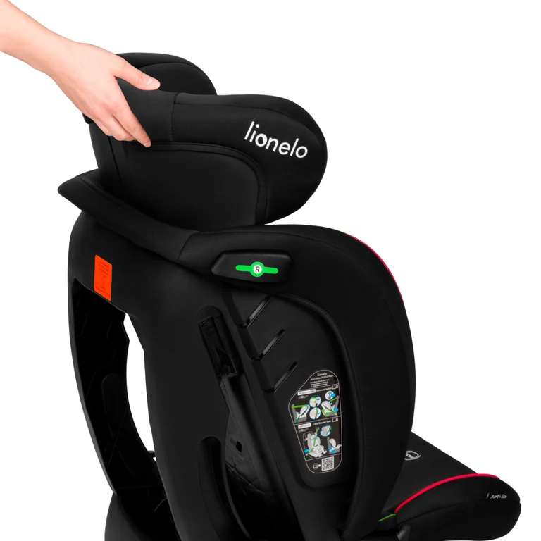 Автокрісло Lionelo Aart i-Size BLACK CARBON RED